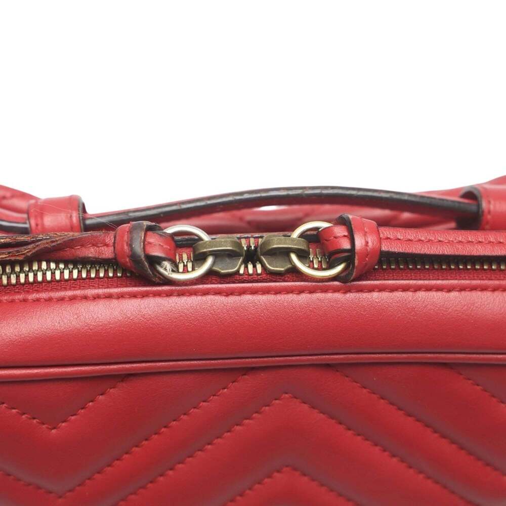 GUCCI Authentic Red GG Marmont Fanny Pack - Picture 13 of 16
